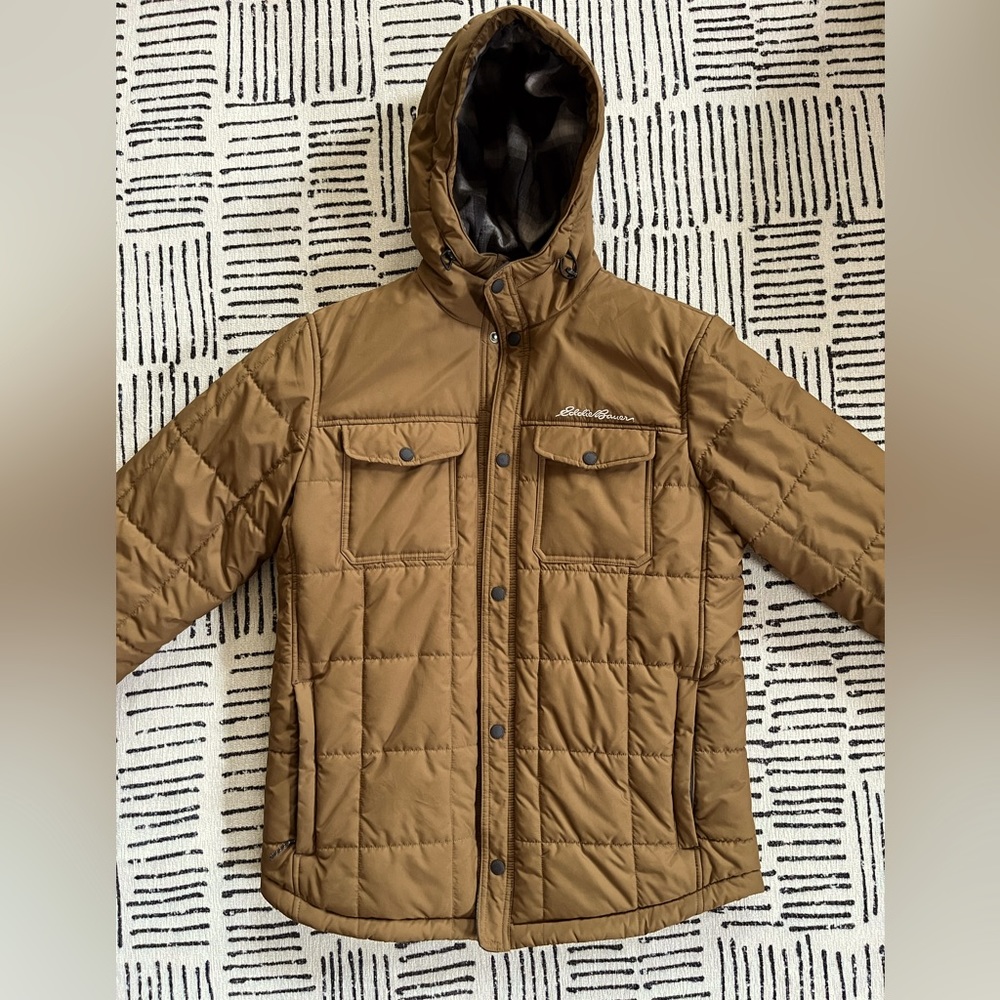 Eddie Bauer Boundary Pass Hooded Snap Jacket